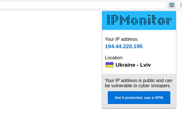 IPMonitor from Chrome web store to be run with OffiDocs Chromium online IPMonitor from Chrome web store to be run with OffiDocs Chromium online