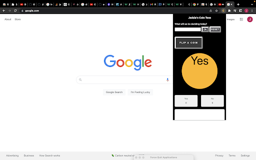Jadzias Coin Flip from Chrome web store to be run with OffiDocs Chromium online Jadzias Coin Flip from Chrome web store to be run with OffiDocs Chromium online
