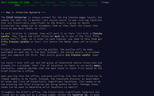 Jewish Advent of Code from Chrome web store to be run with OffiDocs Chromium online Jewish Advent of Code from Chrome web store to be run with OffiDocs Chromium online