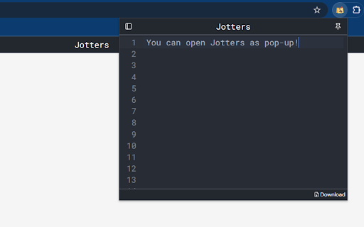 Jotters Chrome Notes from Chrome web store to be run with OffiDocs Chromium online Jotters Chrome Notes from Chrome web store to be run with OffiDocs Chromium online
