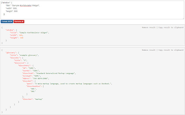JSON Quick Format from Chrome web store to be run with OffiDocs Chromium online JSON Quick Format from Chrome web store to be run with OffiDocs Chromium online