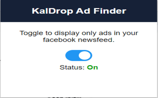 KalDrop Ad Finder from Chrome web store to be run with OffiDocs Chromium online KalDrop Ad Finder from Chrome web store to be run with OffiDocs Chromium online