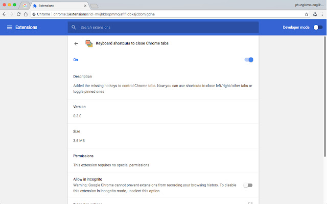 Keyboard shortcuts to close Chrome tabs from Chrome web store to be run with OffiDocs Chromium online Keyboard shortcuts to close Chrome tabs from Chrome web store to be run with OffiDocs Chromium online