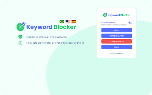 Keyword Blocker from Chrome web store to be run with OffiDocs Chromium online Keyword Blocker from Chrome web store to be run with OffiDocs Chromium online