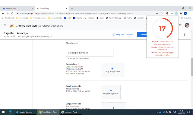 Kirjasto Aikaraja from Chrome web store to be run with OffiDocs Chromium online Kirjasto Aikaraja from Chrome web store to be run with OffiDocs Chromium online