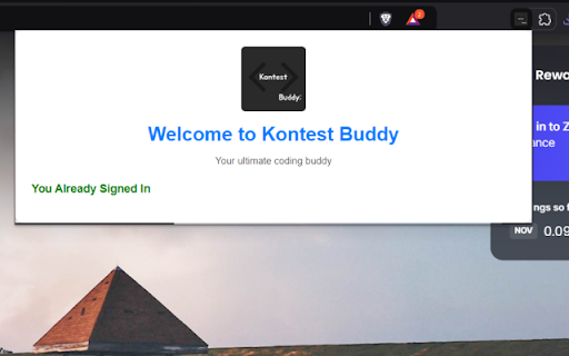 Kontest Buddy from Chrome web store to be run with OffiDocs Chromium online Kontest Buddy from Chrome web store to be run with OffiDocs Chromium online