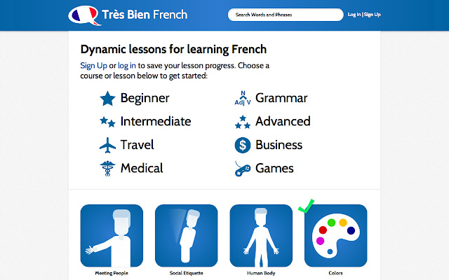 Learn French Très Bien from Chrome web store to be run with OffiDocs Chromium online Learn French Très Bien from Chrome web store to be run with OffiDocs Chromium online