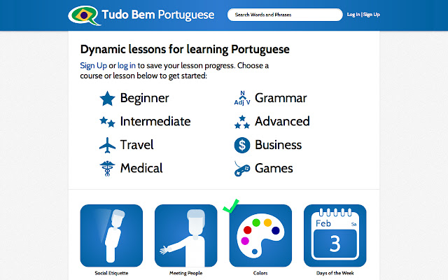 Learn Portuguese Tudo Bem from Chrome web store to be run with OffiDocs Chromium online Learn Portuguese Tudo Bem from Chrome web store to be run with OffiDocs Chromium online
