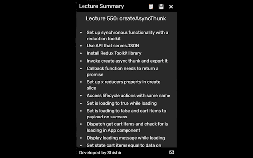 Lecture Summary: Youtube, Udemy And Coursera from Chrome web store to be run with OffiDocs Chromium online Lecture Summary: Youtube, Udemy And Coursera from Chrome web store to be run with OffiDocs Chromium online