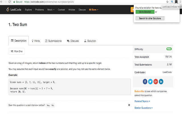 LeetCode/LintCode Helper from Chrome web store to be run with OffiDocs Chromium online LeetCode/LintCode Helper from Chrome web store to be run with OffiDocs Chromium online