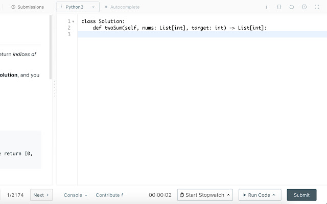 LeetCode Timer from Chrome web store to be run with OffiDocs Chromium online LeetCode Timer from Chrome web store to be run with OffiDocs Chromium online