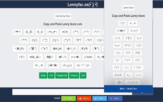 Lenny Faces from Chrome web store to be run with OffiDocs Chromium online Lenny Faces from Chrome web store to be run with OffiDocs Chromium online