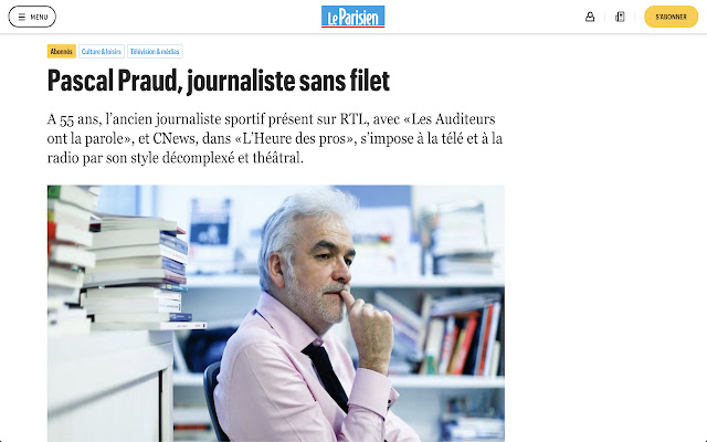 LeParisien Abo from Chrome web store to be run with OffiDocs Chromium online LeParisien Abo from Chrome web store to be run with OffiDocs Chromium online