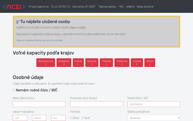 Lepšia očkovacia registrácia from Chrome web store to be run with OffiDocs Chromium online Lepšia očkovacia registrácia from Chrome web store to be run with OffiDocs Chromium online