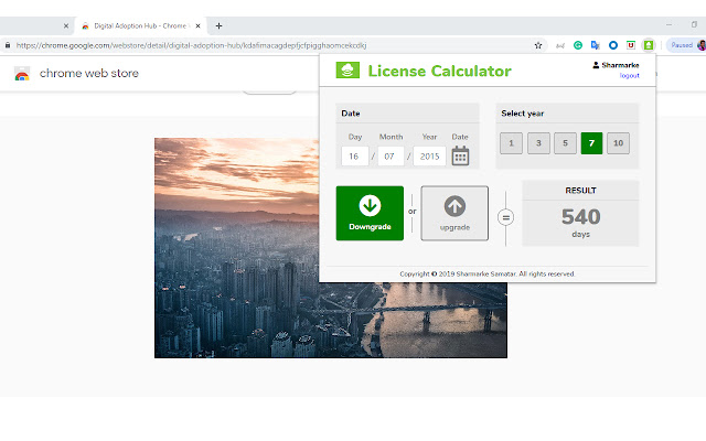 License Calculator from Chrome web store to be run with OffiDocs Chromium online License Calculator from Chrome web store to be run with OffiDocs Chromium online