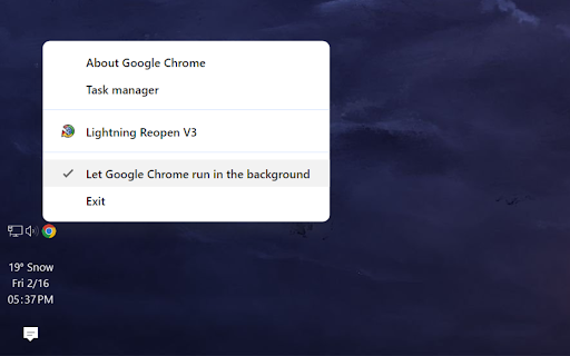 Lightning Reopen V3 from Chrome web store to be run with OffiDocs Chromium online Lightning Reopen V3 from Chrome web store to be run with OffiDocs Chromium online