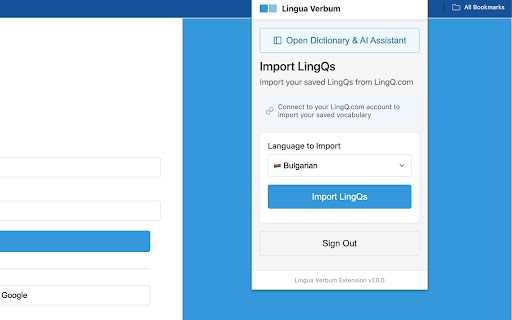 Lingua Verbum Extension from Chrome web store to be run with OffiDocs Chromium online Lingua Verbum Extension from Chrome web store to be run with OffiDocs Chromium online
