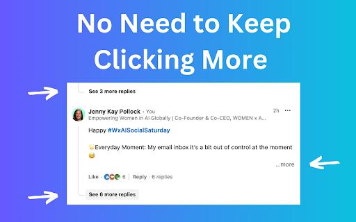 LinkedIn Expand All from Chrome web store to be run with OffiDocs Chromium online LinkedIn Expand All from Chrome web store to be run with OffiDocs Chromium online