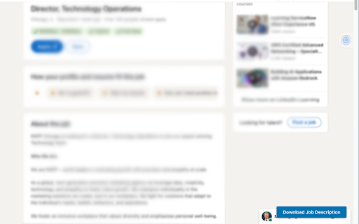 LinkedIn Job Downloader from Chrome web store to be run with OffiDocs Chromium online LinkedIn Job Downloader from Chrome web store to be run with OffiDocs Chromium online