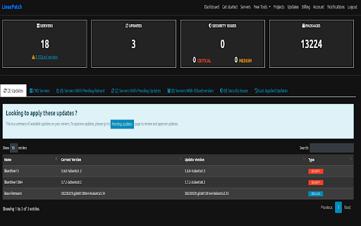 LinuxPatch Notifier from Chrome web store to be run with OffiDocs Chromium online LinuxPatch Notifier from Chrome web store to be run with OffiDocs Chromium online