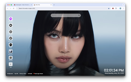 LISA ROCKSTAR Wallpapers New Tab Gameograf from Chrome web store to be run with OffiDocs Chromium online LISA ROCKSTAR Wallpapers New Tab Gameograf from Chrome web store to be run with OffiDocs Chromium online