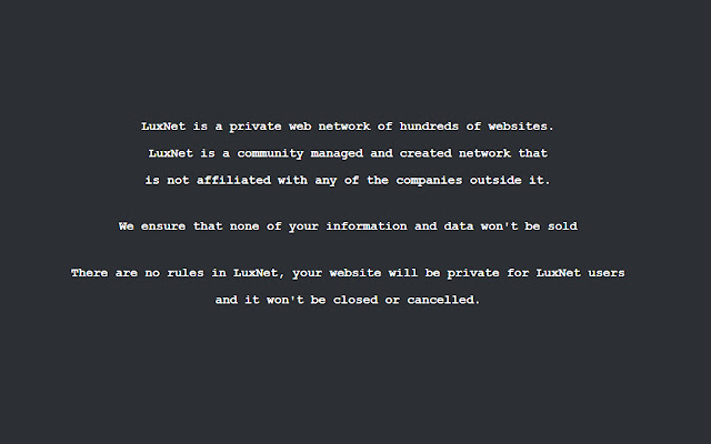 LuxNet Network from Chrome web store to be run with OffiDocs Chromium online LuxNet Network from Chrome web store to be run with OffiDocs Chromium online