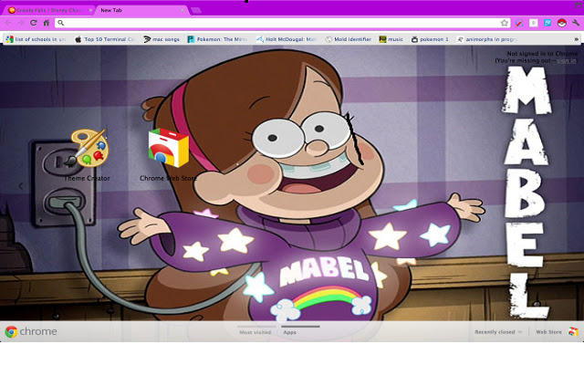 Mabel Gravity Falls from Chrome web store to be run with OffiDocs Chromium online Mabel Gravity Falls from Chrome web store to be run with OffiDocs Chromium online