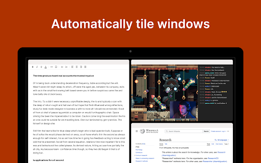 Magnet Automatic window tiling from Chrome web store to be run with OffiDocs Chromium online Magnet Automatic window tiling from Chrome web store to be run with OffiDocs Chromium online