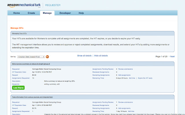 Mechanical Turk Requester On Demand Iframes from Chrome web store to be run with OffiDocs Chromium online Mechanical Turk Requester On Demand Iframes from Chrome web store to be run with OffiDocs Chromium online