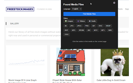 Media Finder from Chrome web store to be run with OffiDocs Chromium online Media Finder from Chrome web store to be run with OffiDocs Chromium online