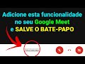 MeetChatSave: Salvar chat do Google Meet from Chrome web store to be run with OffiDocs Chromium online MeetChatSave: Salvar chat do Google Meet from Chrome web store to be run with OffiDocs Chromium online