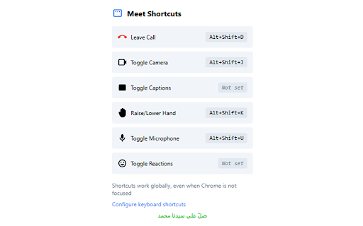 Meet Shortcuts from Chrome web store to be run with OffiDocs Chromium online Meet Shortcuts from Chrome web store to be run with OffiDocs Chromium online