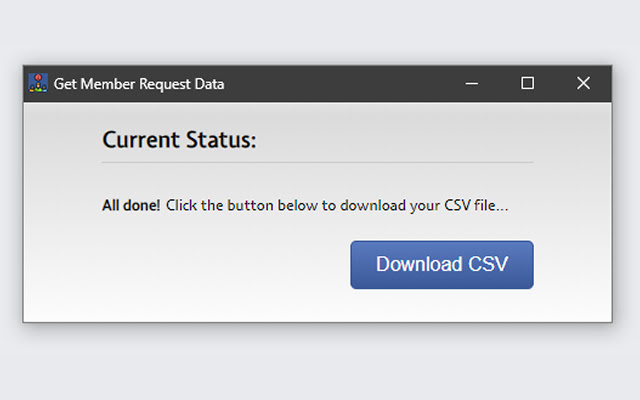 Member Request Downloader from Chrome web store to be run with OffiDocs Chromium online Member Request Downloader from Chrome web store to be run with OffiDocs Chromium online