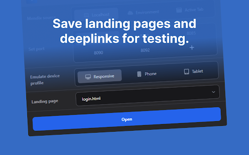Mendix Navigator from Chrome web store to be run with OffiDocs Chromium online Mendix Navigator from Chrome web store to be run with OffiDocs Chromium online
