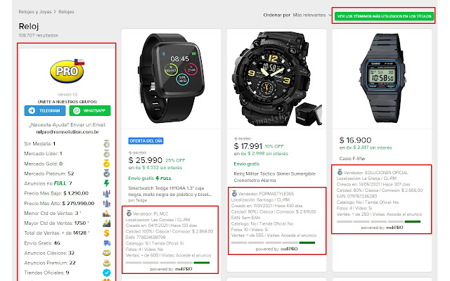 Mercado Libre PRO Chile from Chrome web store to be run with OffiDocs Chromium online Mercado Libre PRO Chile from Chrome web store to be run with OffiDocs Chromium online