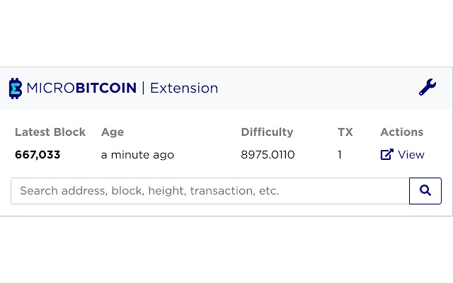 MicroBitcoin (MBC) Tools from Chrome web store to be run with OffiDocs Chromium online MicroBitcoin (MBC) Tools from Chrome web store to be run with OffiDocs Chromium online