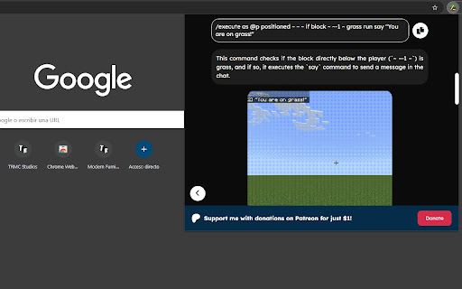 Minecraft Commands Guide from Chrome web store to be run with OffiDocs Chromium online Minecraft Commands Guide from Chrome web store to be run with OffiDocs Chromium online
