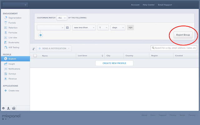 Mixpanel People Export from Chrome web store to be run with OffiDocs Chromium online Mixpanel People Export from Chrome web store to be run with OffiDocs Chromium online