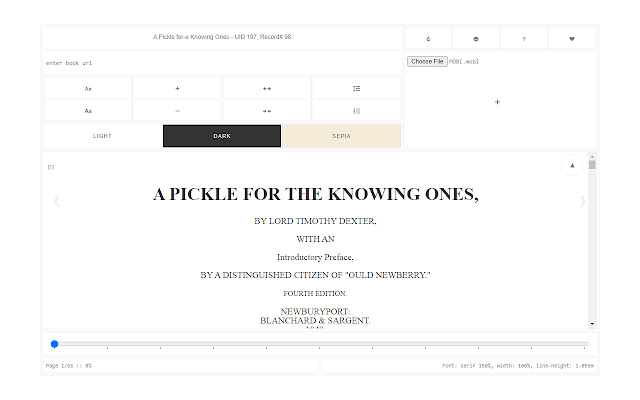 MOBI Reader from Chrome web store to be run with OffiDocs Chromium online MOBI Reader from Chrome web store to be run with OffiDocs Chromium online