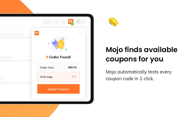 Mojo Automatic Coupons at Checkout from Chrome web store to be run with OffiDocs Chromium online Mojo Automatic Coupons at Checkout from Chrome web store to be run with OffiDocs Chromium online