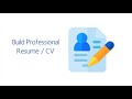 My CV Creator from Chrome web store to be run with OffiDocs Chromium online My CV Creator from Chrome web store to be run with OffiDocs Chromium online