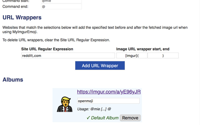 MyImgurEmoji from Chrome web store to be run with OffiDocs Chromium online MyImgurEmoji from Chrome web store to be run with OffiDocs Chromium online