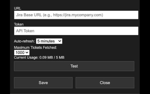 My Jira Tickets from Chrome web store to be run with OffiDocs Chromium online My Jira Tickets from Chrome web store to be run with OffiDocs Chromium online