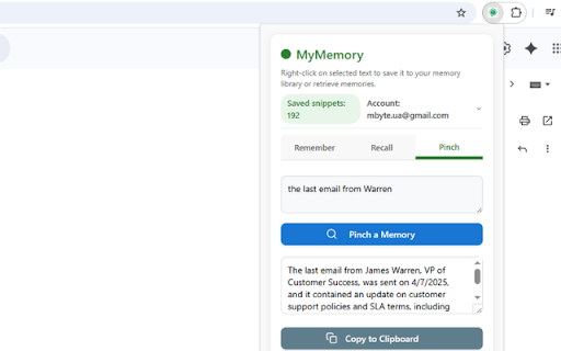MyMemory from Chrome web store to be run with OffiDocs Chromium online MyMemory from Chrome web store to be run with OffiDocs Chromium online