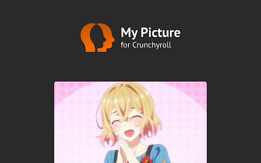 MyPicture for Crunchyroll: custom profile from Chrome web store to be run with OffiDocs Chromium online MyPicture for Crunchyroll: custom profile from Chrome web store to be run with OffiDocs Chromium online