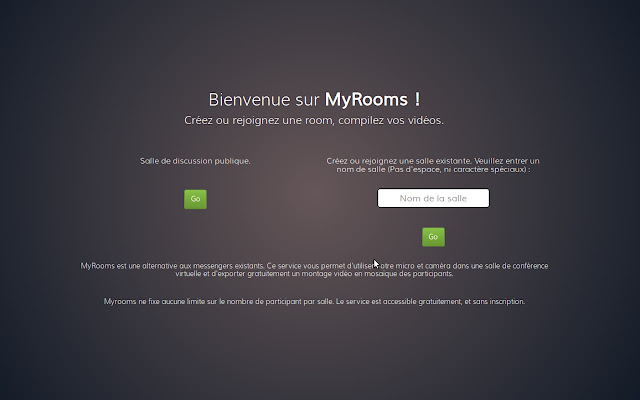 Myrooms Screen Sharing from Chrome web store to be run with OffiDocs Chromium online Myrooms Screen Sharing from Chrome web store to be run with OffiDocs Chromium online