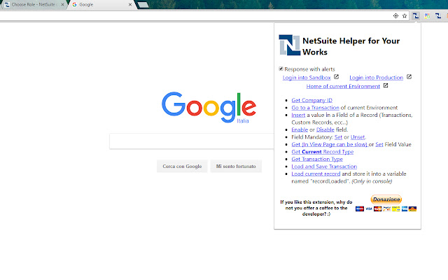 NetSuite Helper for Your Works from Chrome web store to be run with OffiDocs Chromium online NetSuite Helper for Your Works from Chrome web store to be run with OffiDocs Chromium online