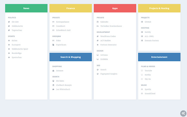 New Tab Link Collection from Chrome web store to be run with OffiDocs Chromium online New Tab Link Collection from Chrome web store to be run with OffiDocs Chromium online