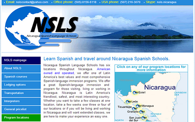 Nicaragua Spanish Language Schools from Chrome web store to be run with OffiDocs Chromium online Nicaragua Spanish Language Schools from Chrome web store to be run with OffiDocs Chromium online