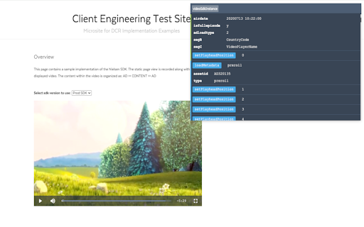 Nielsen SDK Inspector from Chrome web store to be run with OffiDocs Chromium online Nielsen SDK Inspector from Chrome web store to be run with OffiDocs Chromium online